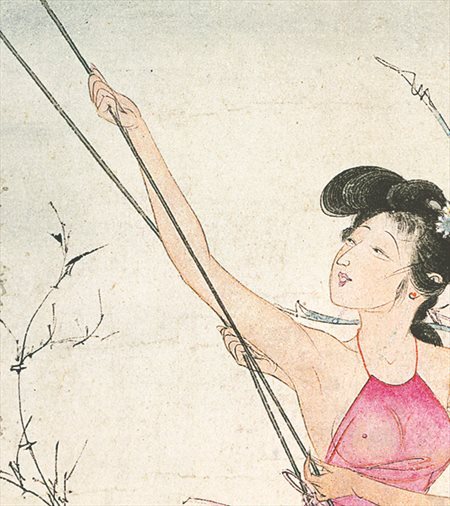 奉化-胡也佛的仕女画和最知名的金瓶梅秘戏图